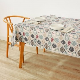 Tovaglia in resina antimacchia Belum Merry Christmas Multicolore 100 x 150 cm