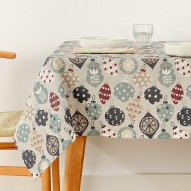 Tovaglia in resina antimacchia Belum Merry Christmas Multicolore 200 x 150 cm