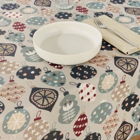 Tovaglia in resina antimacchia Belum Merry Christmas Multicolore 200 x 150 cm