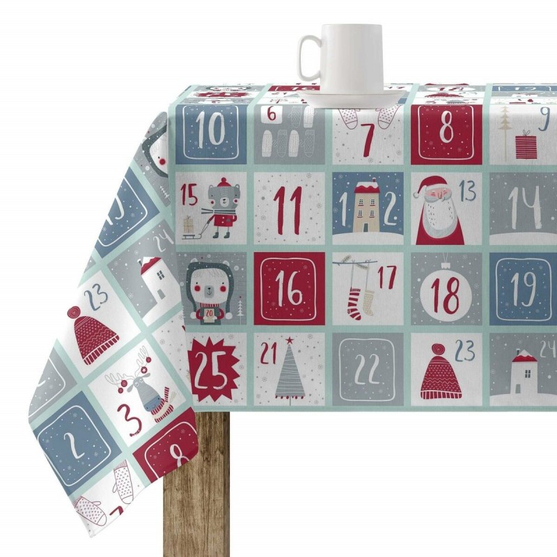 Tovaglia in resina antimacchia Belum Merry Christmas Multicolore 100 x 150 cm