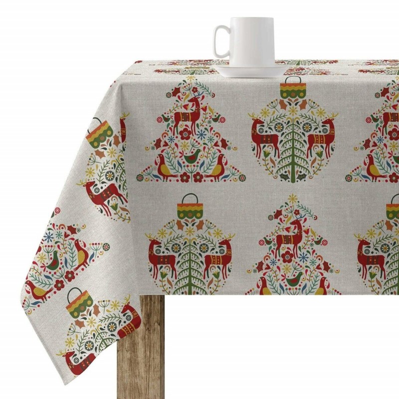 Tovaglia in resina antimacchia Belum Merry Christmas Multicolore 200 x 150 cm