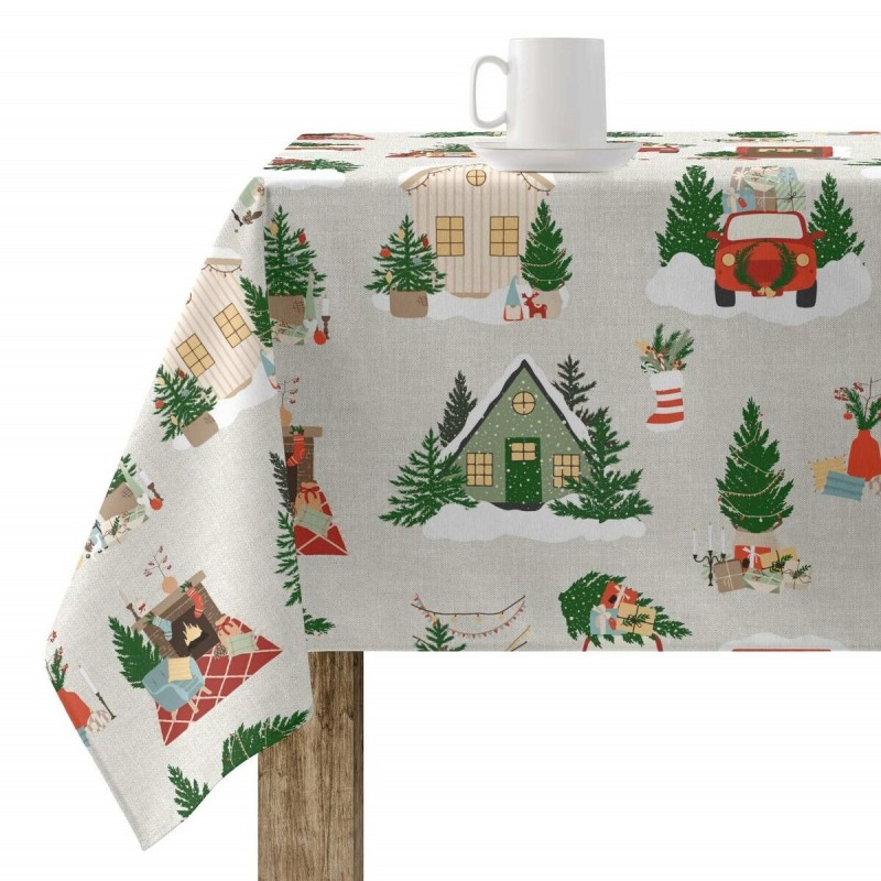 Tovaglia in resina antimacchia Belum Merry Christmas Multicolore 100 x 150 cm