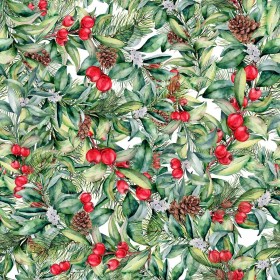 Tovaglia in resina antimacchia Belum Christmas Multicolore 100 x 150 cm