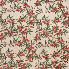 Tovaglia in resina antimacchia Belum Mistletoe Multicolore 100 x 150 cm