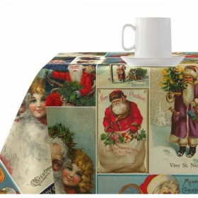 Tovaglia in resina antimacchia Belum Vintage Christmas Multicolore 200 x 150 cm
