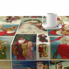 Tovaglia in resina antimacchia Belum Vintage Christmas Multicolore 200 x 150 cm
