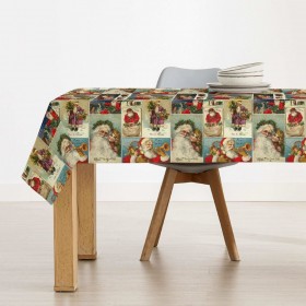 Tovaglia in resina antimacchia Belum Vintage Christmas Multicolore 200 x 150 cm