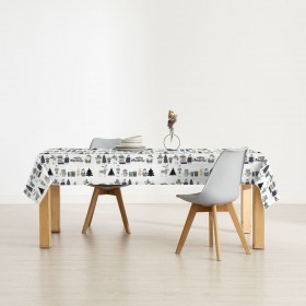 Tovaglia in resina antimacchia Belum Noel Multicolore 100 x 150 cm