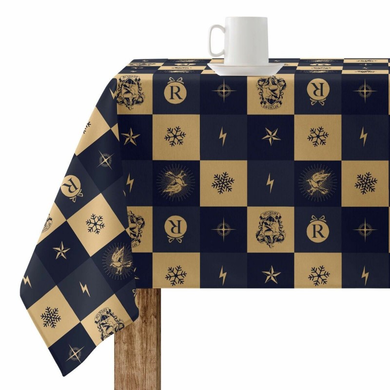 Tovaglia in resina antimacchia Harry Potter Ravenclaw Christmas Multicolore 200 x 150 cm