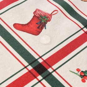 Tovaglia in resina antimacchia Belum Scottish Christmas Multicolore 250 x 150 cm