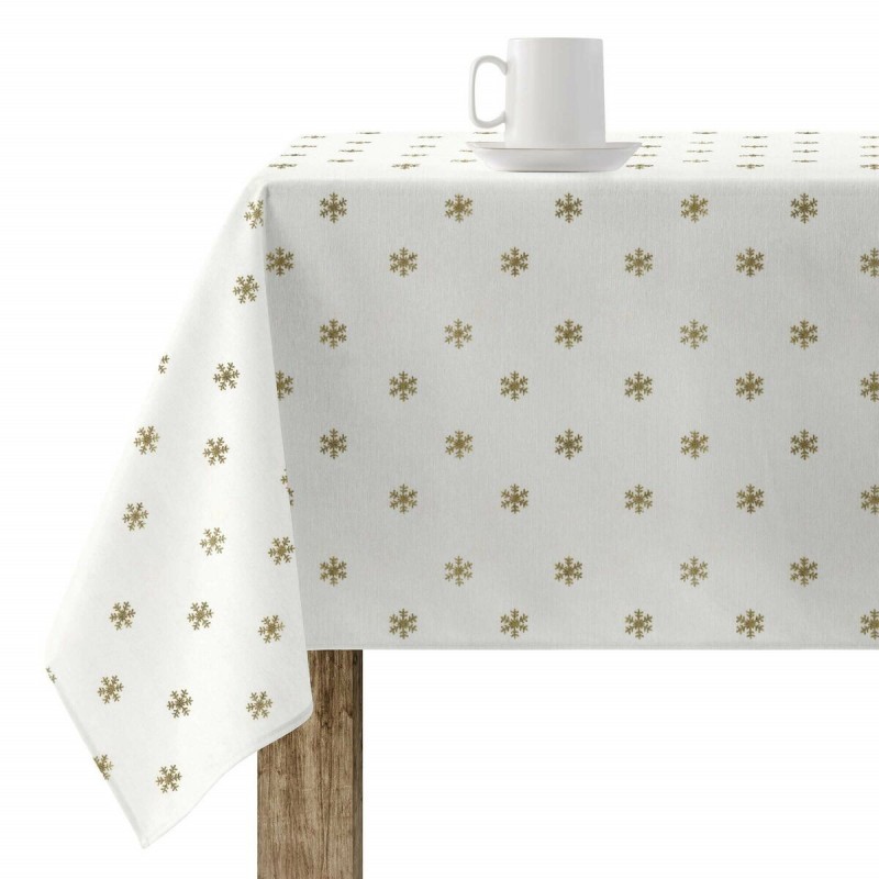 Tovaglia in resina antimacchia Belum Snowflakes Gold Multicolore 100 x 150 cm