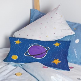 Fodera per cuscino HappyFriday Le Petit Prince Accolade Multicolore 50 x 30 cm