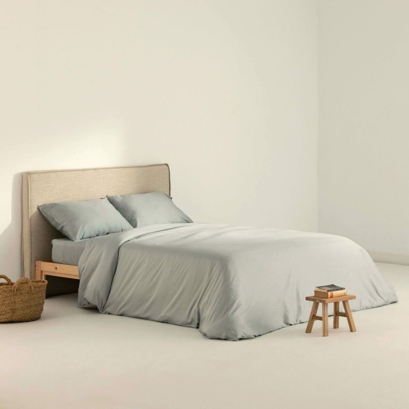 Copripiumino SG Hogar Grigio 300 Fili 155 x 220 cm