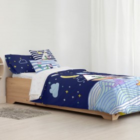 Copripiumino Peppa Pig Sea Multicolore 175 Fili 180 x 220 cm