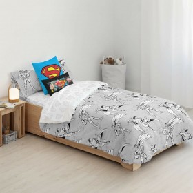 Copripiumino Superman Superman Grigio 175 Fili 200 x 200 cm