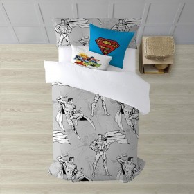 Copripiumino Superman Superman Grigio 175 Fili 155 x 220 cm