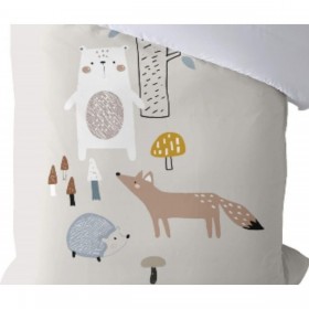 Copripiumino Kids&Cotton Kenai Big Multicolore 175 Fili 155 x 220 cm