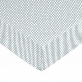 Lenzuolo con angoli aderenti Kids&Cotton Xalo Azzurro 90 x 200 cm
