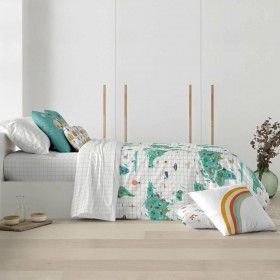 Copripiumino Kids&Cotton Mapamundi Multicolore 260 x 240 cm Mappamondo