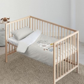 Set di copripiumino Kids&Cotton Kenai Big Beige 115 x 145 cm