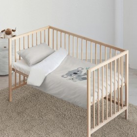 Set di copripiumino Kids&Cotton Kuno Grigio 100 x 120 cm