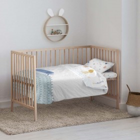 Set di copripiumino Kids&Cotton Malu Big Azzurro 115 x 145 cm