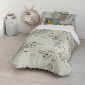 Copripiumino Kids&Cotton Maui Small Beige 175 Fili 180 x 220 cm 180 x 240 cm