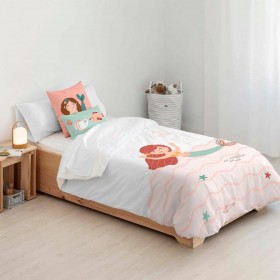 Copripiumino Kids&Cotton Mosi Big Rosa 175 Fili 180 x 220 cm 180 x 240 cm