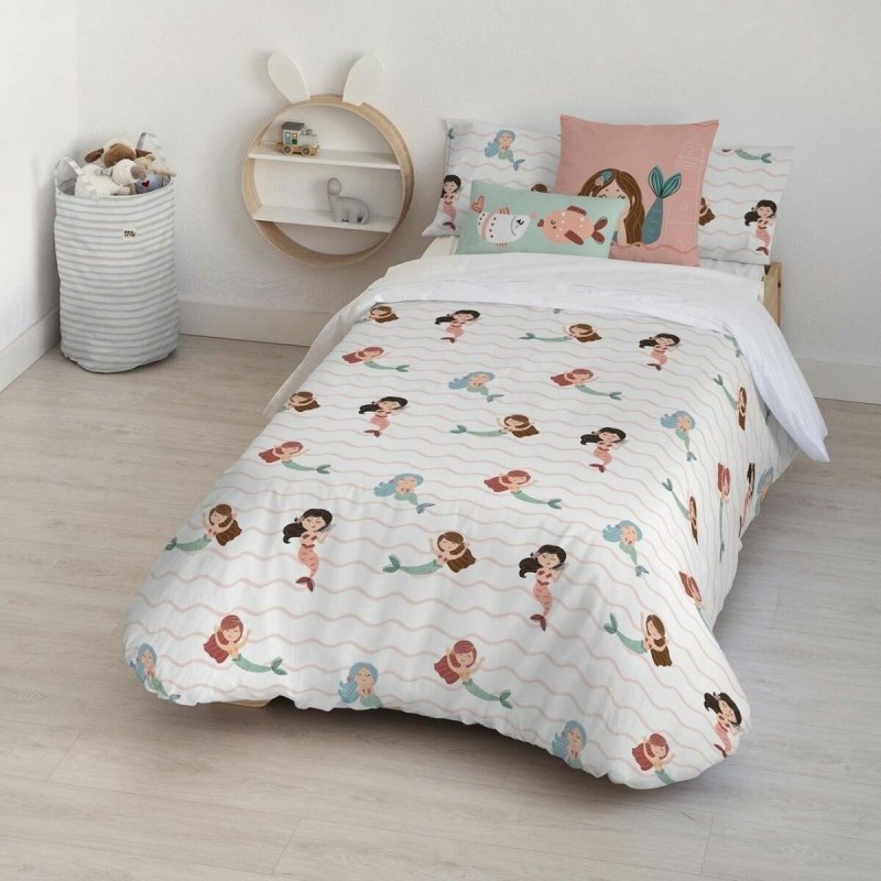 Copripiumino Kids&Cotton Mosi Small Rosa 175 Fili 180 x 220 cm 180 x 240 cm