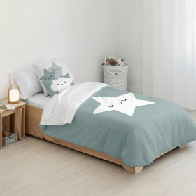 Copripiumino Kids&Cotton Nadir Azzurro 175 Fili 180 x 220 cm 180 x 240 cm