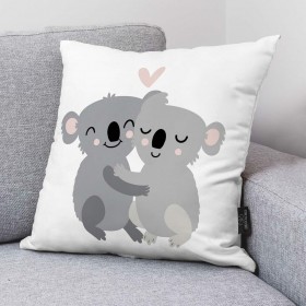 Fodera per cuscino Kids&Cotton Kuno A Bianco 50 x 50 cm