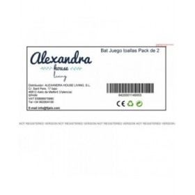 Set di asciugamani HappyFriday Mr Fox Bat Multicolore 2 Pezzi