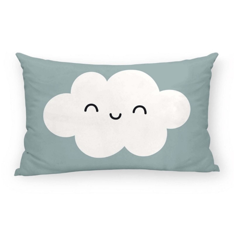 Fodera per cuscino Kids&Cotton Nadir C Azzurro 30 x 50 cm
