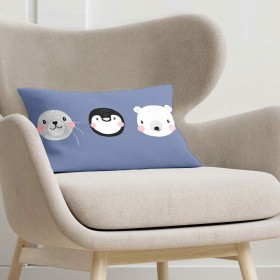 Fodera per cuscino Kids&Cotton Tabor C Azzurro 30 x 50 cm
