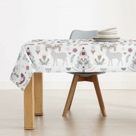 Tovaglia in resina antimacchia Belum Merry Christmas 55 Multicolore 150 x 150 cm