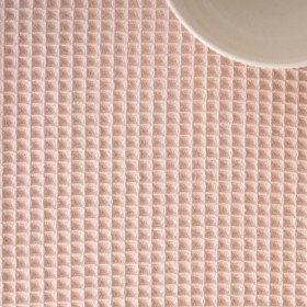 Runner da Tavolo Belum Waffle Rosa chiaro 45 x 140 cm