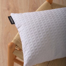 Fodera per cuscino Belum Waffle Bianco 50 x 50 cm