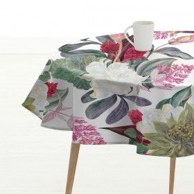 Tovaglia antimacchia Belum 0318-105 Multicolore Ø 100 cm Fiori