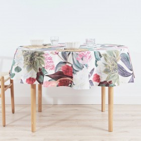 Tovaglia antimacchia Belum 0318-105 Multicolore Ø 100 cm Fiori