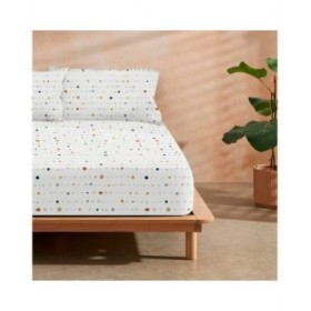 Lenzuolo con angoli aderenti Decolores Sahara Multicolore Singolo