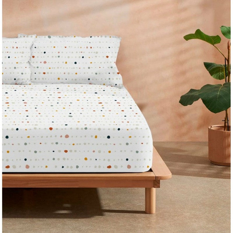 Lenzuolo con angoli aderenti Decolores Sahara Multicolore Singolo