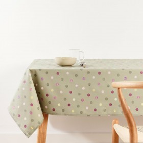 Tovaglia Belum 0120-356 Verde 155 x 155 cm Pois