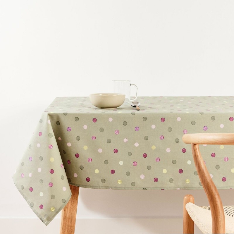 Tovaglia Belum 0120-356 Verde 155 x 155 cm Pois