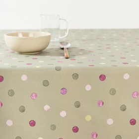 Tovaglia Belum 0120-356 Verde 155 x 155 cm Pois
