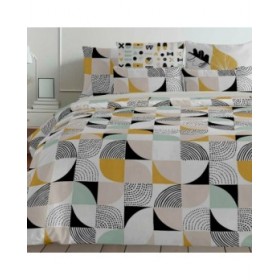 Copripiumino Decolores Anna Multicolore 175 Fili 200 x 200 cm