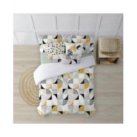 Copripiumino Decolores Anna Multicolore 175 Fili 200 x 200 cm