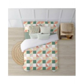 Copripiumino Decolores Chloe 4 Multicolore 175 Fili 155 x 220 cm