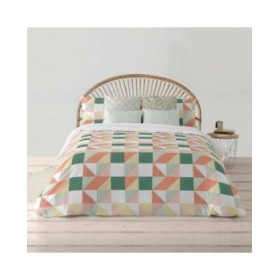 Copripiumino Decolores Chloe 4 Multicolore 175 Fili 155 x 220 cm