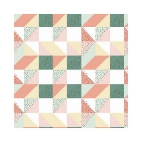 Copripiumino Decolores Chloe 4 Multicolore 175 Fili 155 x 220 cm