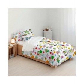 Copripiumino Decolores Indiana Multicolore 175 Fili 260 x 240 cm